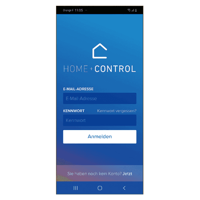 Home+Control App Legrand Login