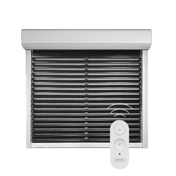 Bubendorff ID+ Vorbaurollladen jalousierbar mit Motor MH Funk